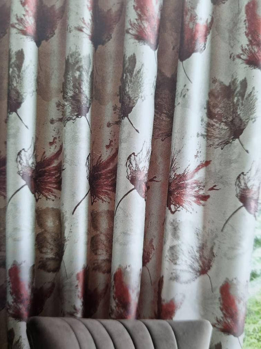 Luxury made to measure bespoke handcrafted curtains Ashley wilde cecily - Blue Crocus Textiles