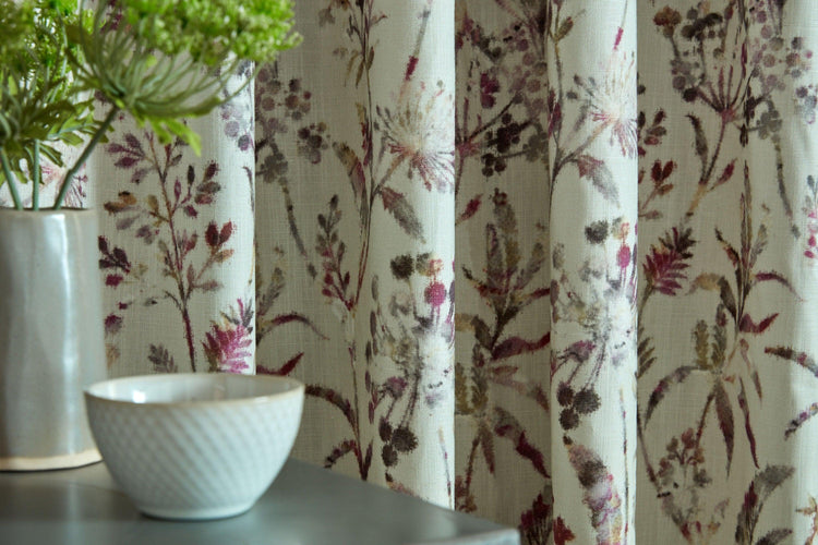 Luxury Made to Measure Curtains - Porter & Stone Bilbury - Blue Crocus Textiles