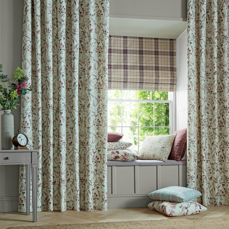 Luxury Made to Measure Curtains - Porter & Stone Bilbury - Blue Crocus Textiles