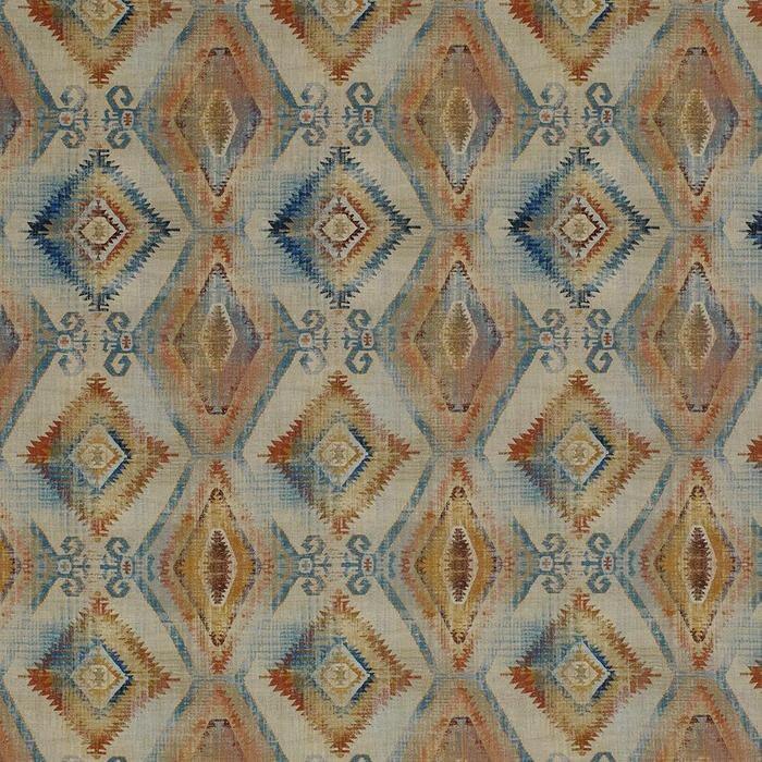 Luxury Made to Measure Curtains - Porter & Stone Santa Cruz - Blue Crocus Textiles