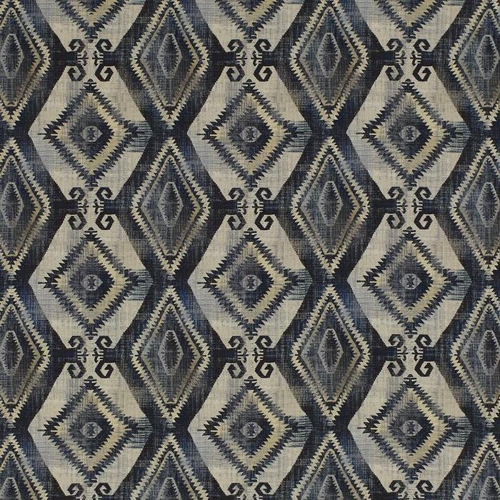 Luxury Made to Measure Curtains - Porter & Stone Santa Cruz - Blue Crocus Textiles