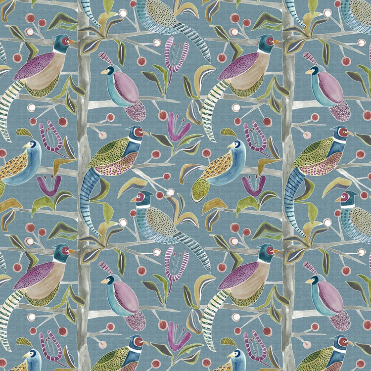 Luxury Made to Measure Curtains - Voyage Maison Lossie - Blue Crocus Textiles