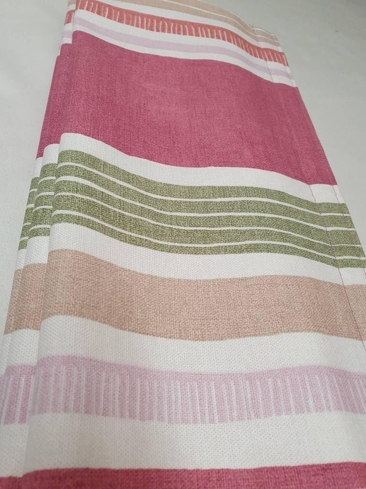Roman blinds handcrafted Made to measure lined bespoke fabric printed fabric by fryett's - Blue Crocus Textiles