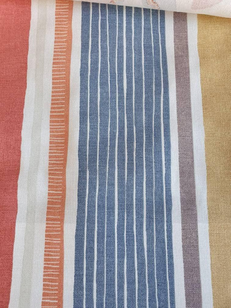 Roman blinds handcrafted Made to measure lined bespoke fabric printed fabric by fryett's - Blue Crocus Textiles