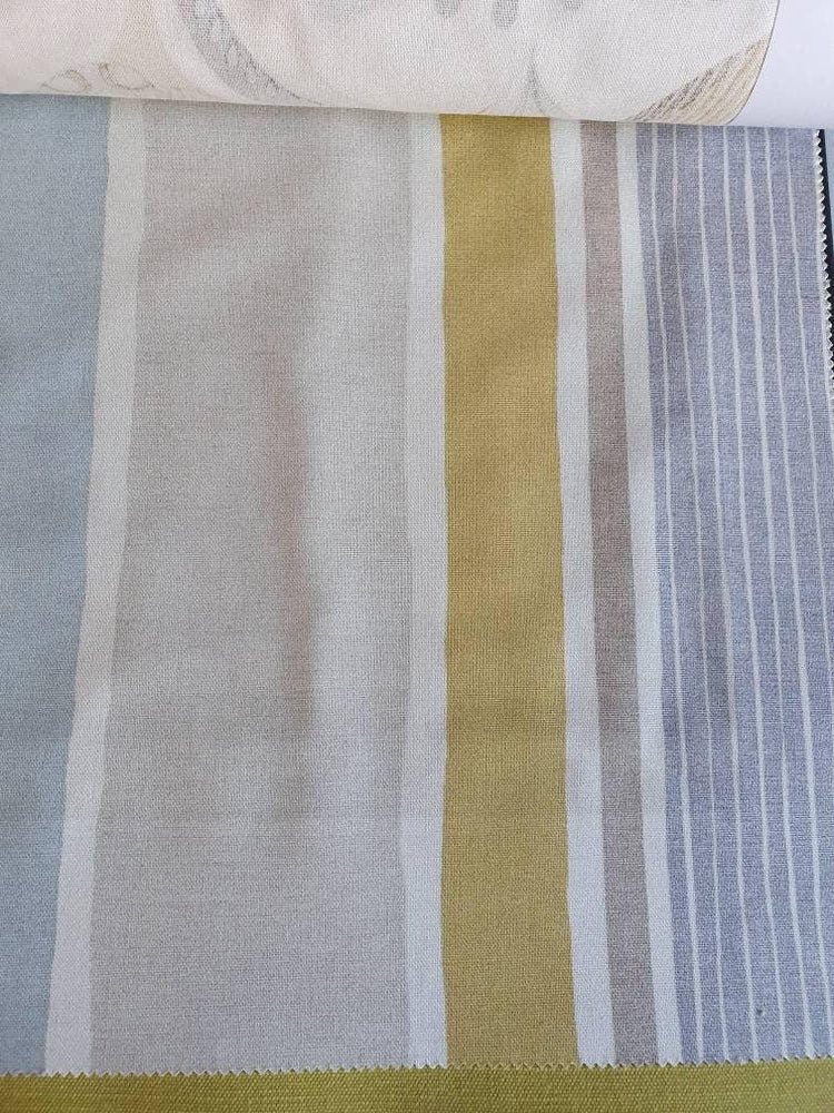 Roman blinds handcrafted Made to measure lined bespoke fabric printed fabric by fryett's - Blue Crocus Textiles