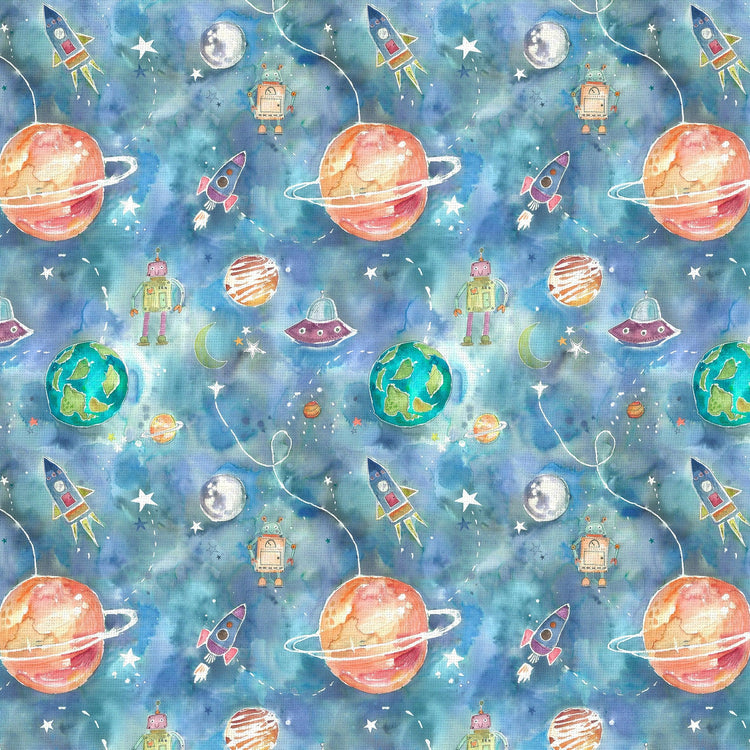 Voyage Maison Fabric Out Of This World - Blue Crocus Textiles