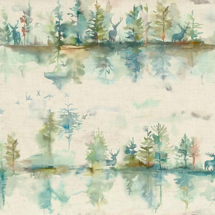 Wilderness Linen Topaz from Voyage Maison - Blue Crocus Textiles