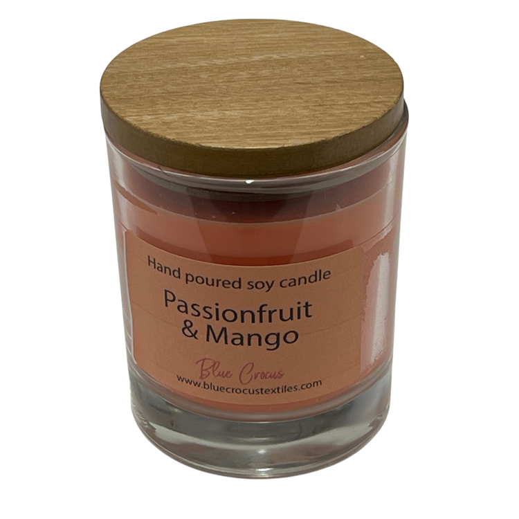 Passion Fruit & Mango – Hand-Poured Soy Candle