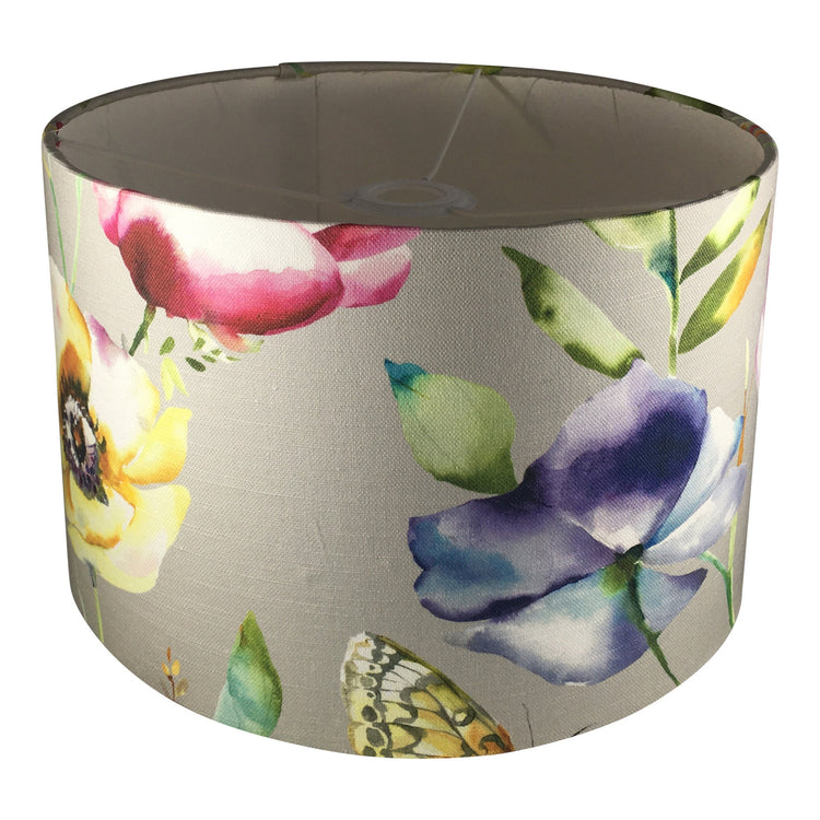 Handmade Drum Handmade Lampshade - Blue Crocus Textiles