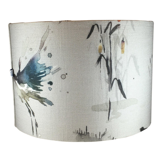 Voyage Bird Handmade Lampshade - BlueCrocusTextiles