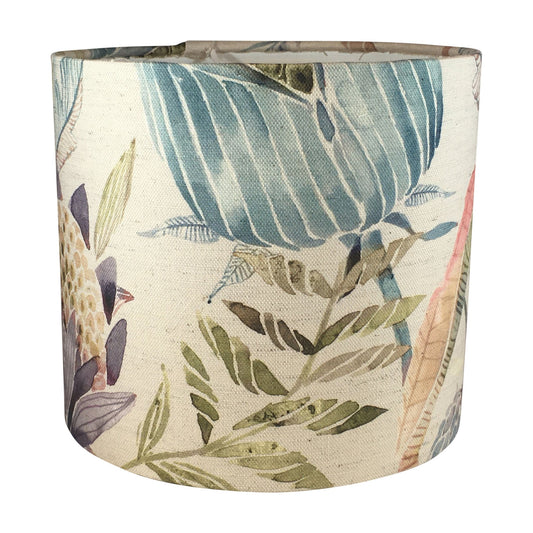 Handmade Drum Handmade Lampshade - Blue Crocus Textiles