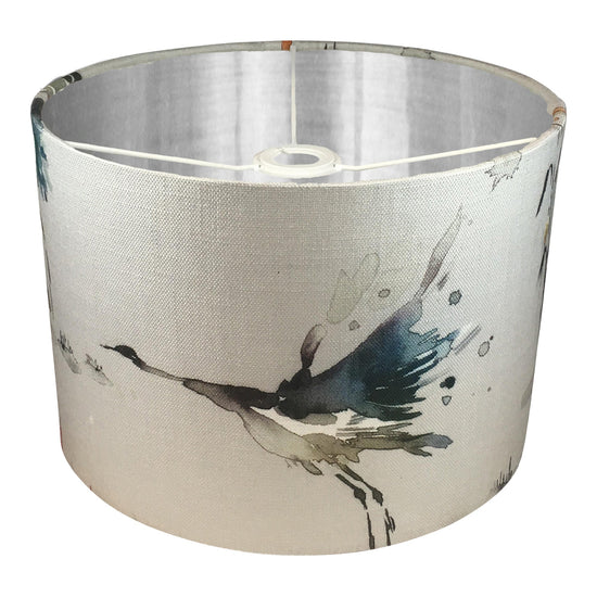 Voyage Bird Handmade Lampshade - BlueCrocusTextiles