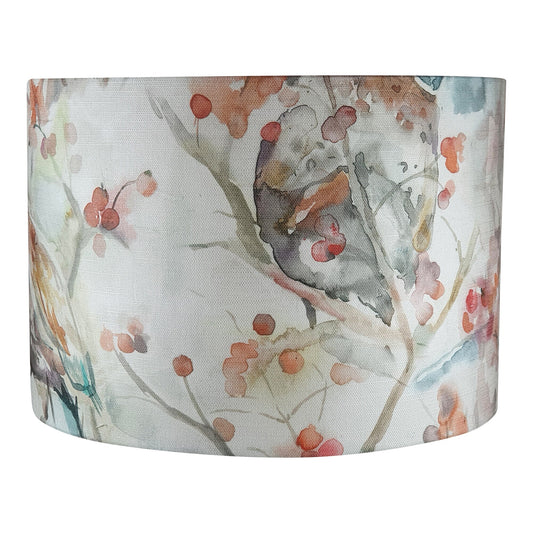 Voyage Bird Handmade Lampshade - BlueCrocusTextiles