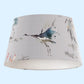 Voyage Bird Empire Handmade Lampshade - Blue Crocus Textiles