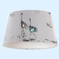 Voyage Bird Empire Handmade Lampshade - Blue Crocus Textiles