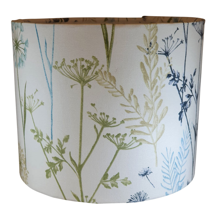 Wildflower Handmade Lampshade - Blue Crocus Textiles