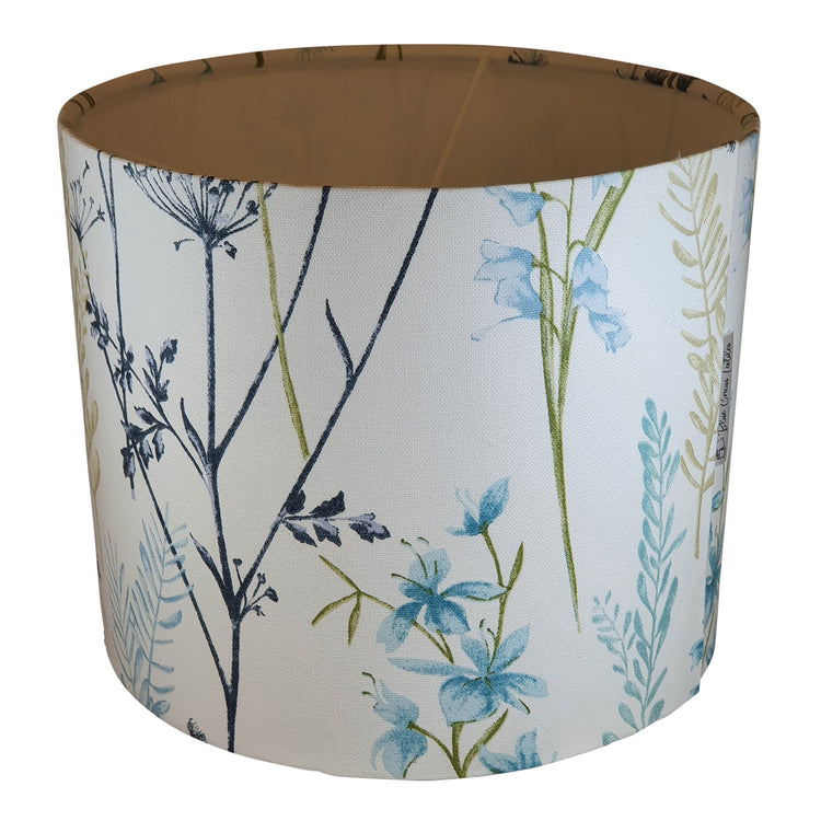 Wildflower Handmade Lampshade - Blue Crocus Textiles