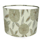 Florentina Flower Handmade Lampshade - Blue Crocus Textiles