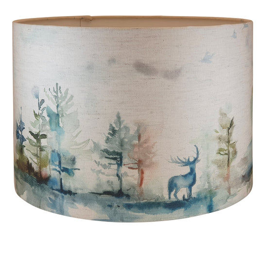 Wilderness Handmade Handmade Lampshade - Blue Crocus Textiles