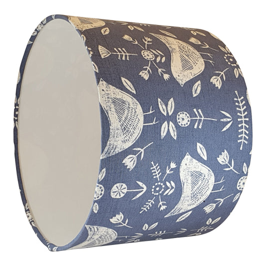 Narvik Handmade Handmade Lampshade - Blue Crocus Textiles