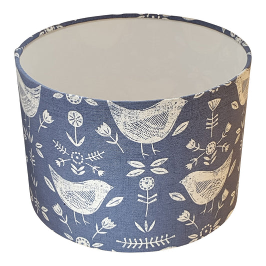 Narvik Handmade Handmade Lampshade - Blue Crocus Textiles