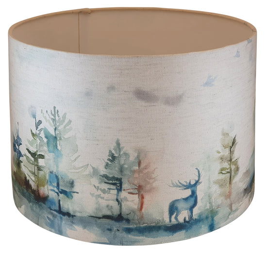 Wilderness Handmade Handmade Lampshade - Blue Crocus Textiles