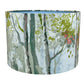 Tree Lampshade with Blue Lining - Blue Crocus Textiles