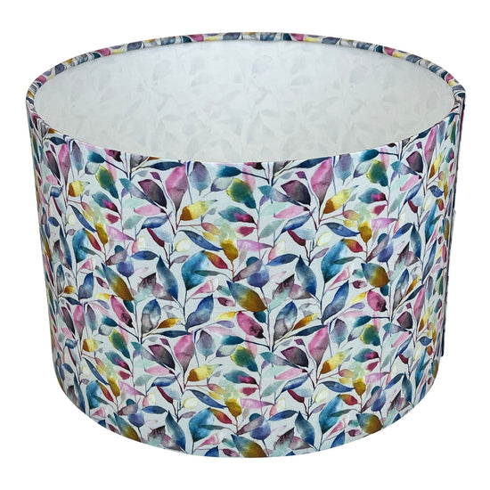 Brympton Lotus Lampshade - Blue Crocus Textiles