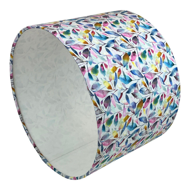 Brympton Lotus Lampshade - Blue Crocus Textiles