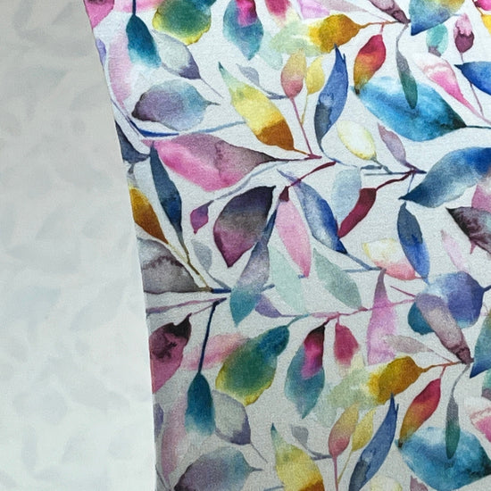 Brympton Lotus Lampshade - Blue Crocus Textiles