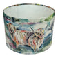 Heilan Herd Lampshade - Blue Crocus Textiles