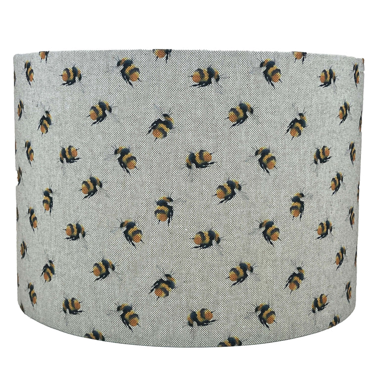 Bumble Bee Lampshade - Blue Crocus Textiles