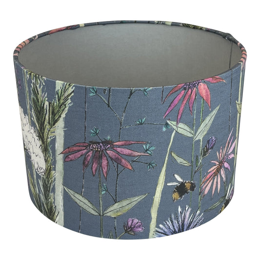 Hermione Lampshade - Blue Crocus Textiles