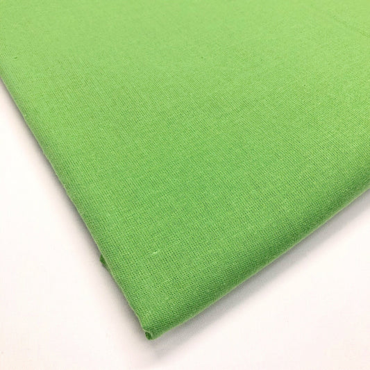 Plain Cotton fabric 150cm wide, Apple Green Fabric, Craft Fabric, Fabric for Crafts