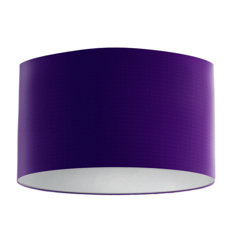 Purple Handmade Lampshade with 100% cotton fabric - Blue Crocus Textiles