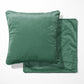 Extra Large Teal Velvet Double Sided Cushion with optional piping - BlueCrocusTextiles