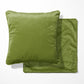 Extra Larger Olive Green Velvet Double Sided Cushion with optional piping - BlueCrocusTextiles