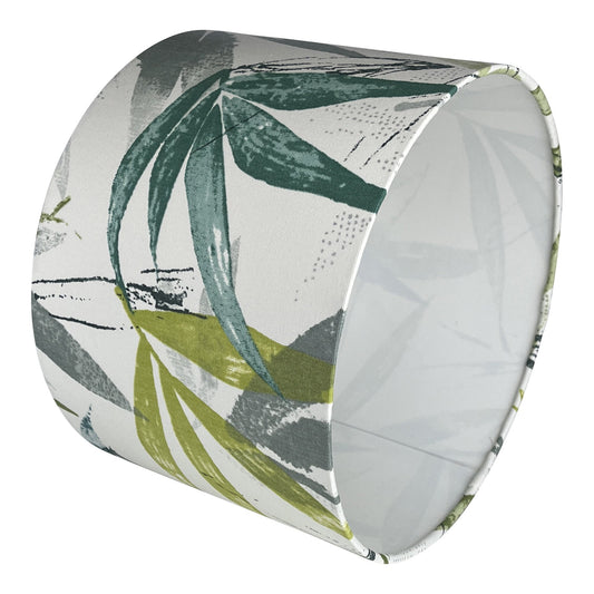 Handmade Drum Lampshade - Blue Crocus Textiles