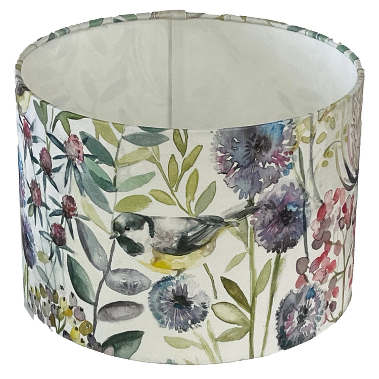 Morning Chorus Lampshade - Blue Crocus Textiles