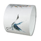 Elegant Grey Crane Handmade Lampshade - Handmade Lighting for Table or Ceiling - Blue Crocus Textiles
