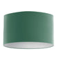 Velvet Handmade Lampshade - Teal with white Lining - Blue Crocus Textiles