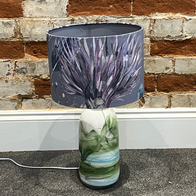 Elysium Handmade Lampshade - Blue Crocus Textiles