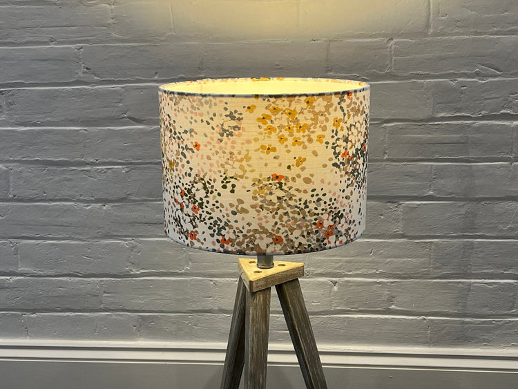 Handmade Lampshade Blossom - Blue Crocus Textiles