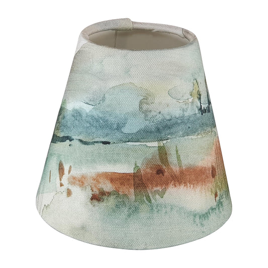 Candle Clip Handmade Lampshade - Blue Crocus Textiles