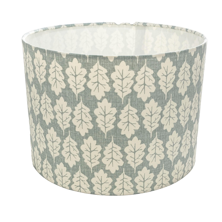 Oakleaf Handmade Lampshade - Tree-Inspired Decor for Your Home - Stylish Duckegg lampshade - Blue Crocus Textiles