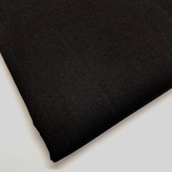 Plain Cotton fabric 150cm wide, Black Fabric, Craft Fabric, Fabric for Crafts