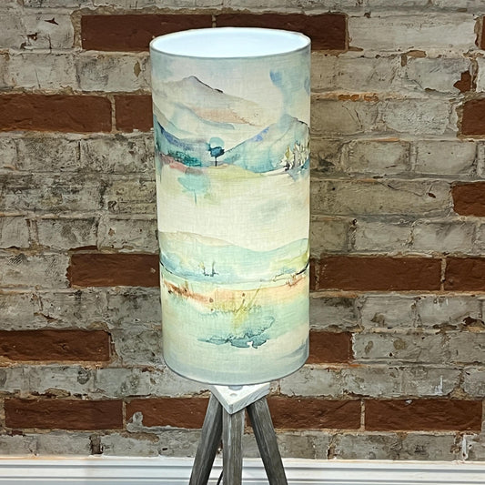 Extra Tall Handmade Handmade Lampshade Russet Shores - Blue Crocus Textiles