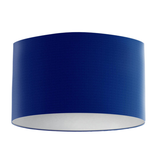 Royal Blue Handmade Lampshade with 100% cotton fabric - Blue Crocus Textiles