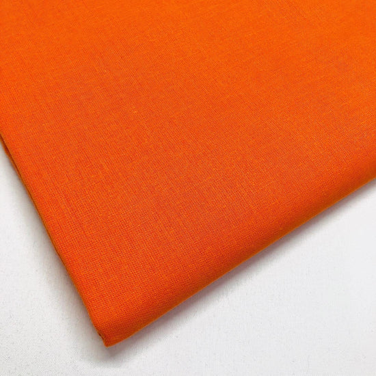 Plain Cotton fabric 150cm wide, Orange Fabric, Craft Fabric, Fabric for Crafts