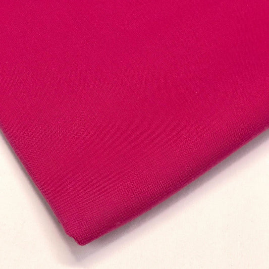 Plain Cotton fabric 150cm wide, Cerise Fabric, Craft Fabric, Fabric for Crafts, Pink Fabric